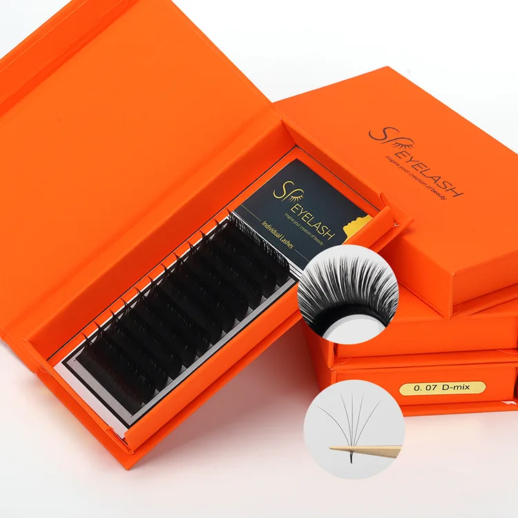 Cils auto-fanning